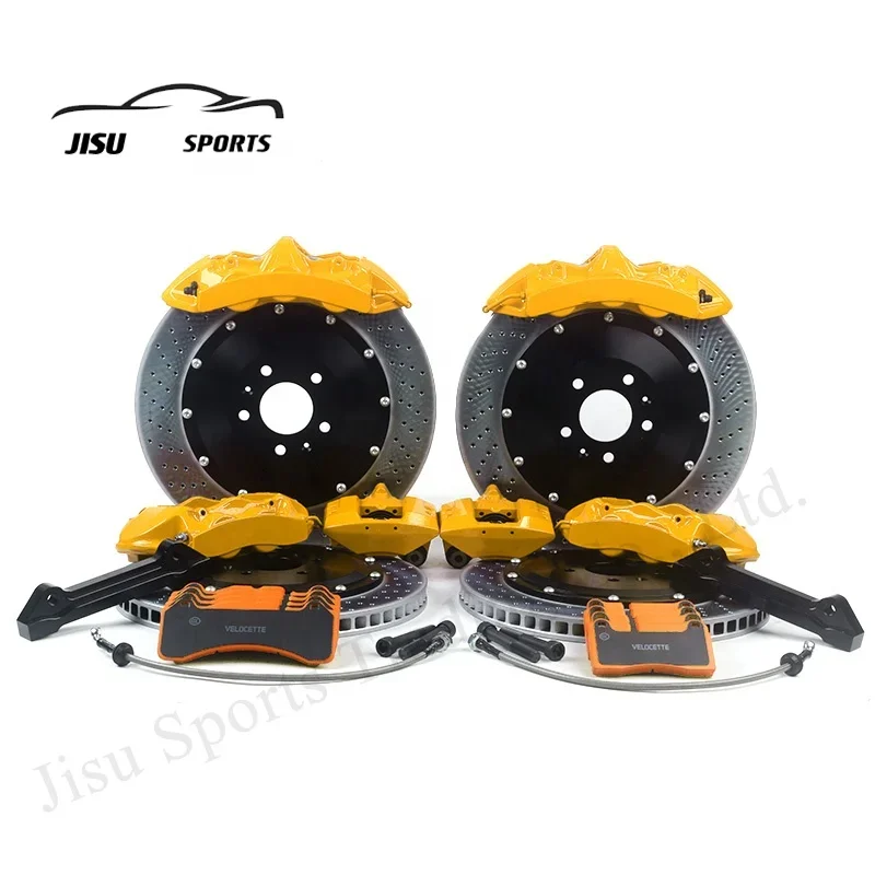 18-Inch Front GT6 & Rear GT4 Brake Caliper Disc Kit New Auto Brake System Rear Handbrake Also Fits For Toyota VW