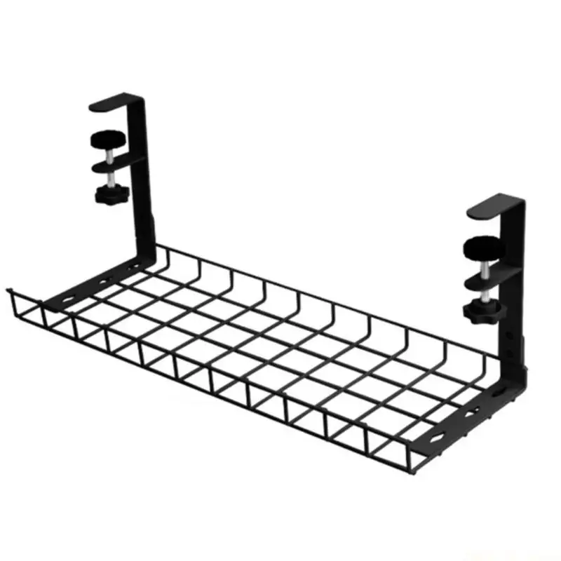 M5TD Under Table Storage Rack Not Punching Metal Cable Management Tray Home Office