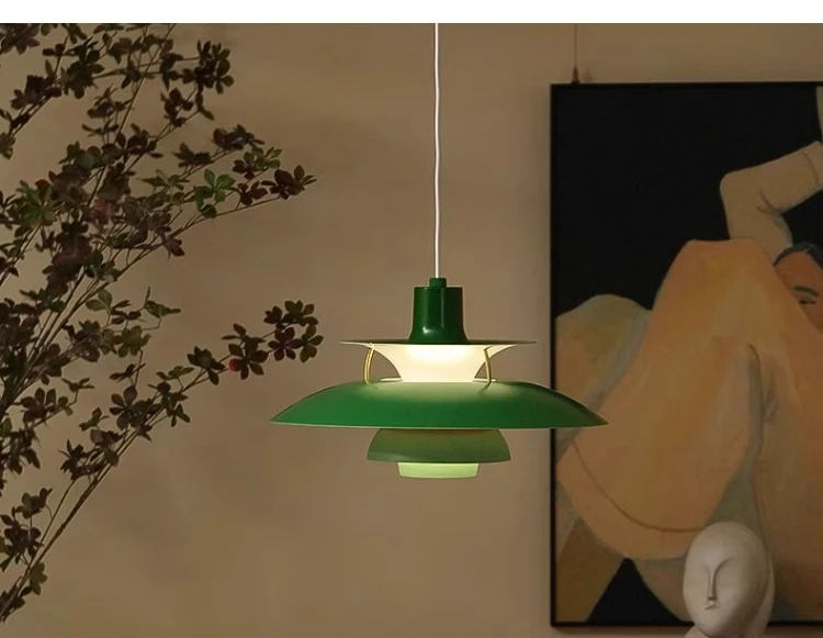 Lustre de disco voador, estilo nórdico medieval mcm, restaurante, mesa de jantar, bar, lustre vintage ph5