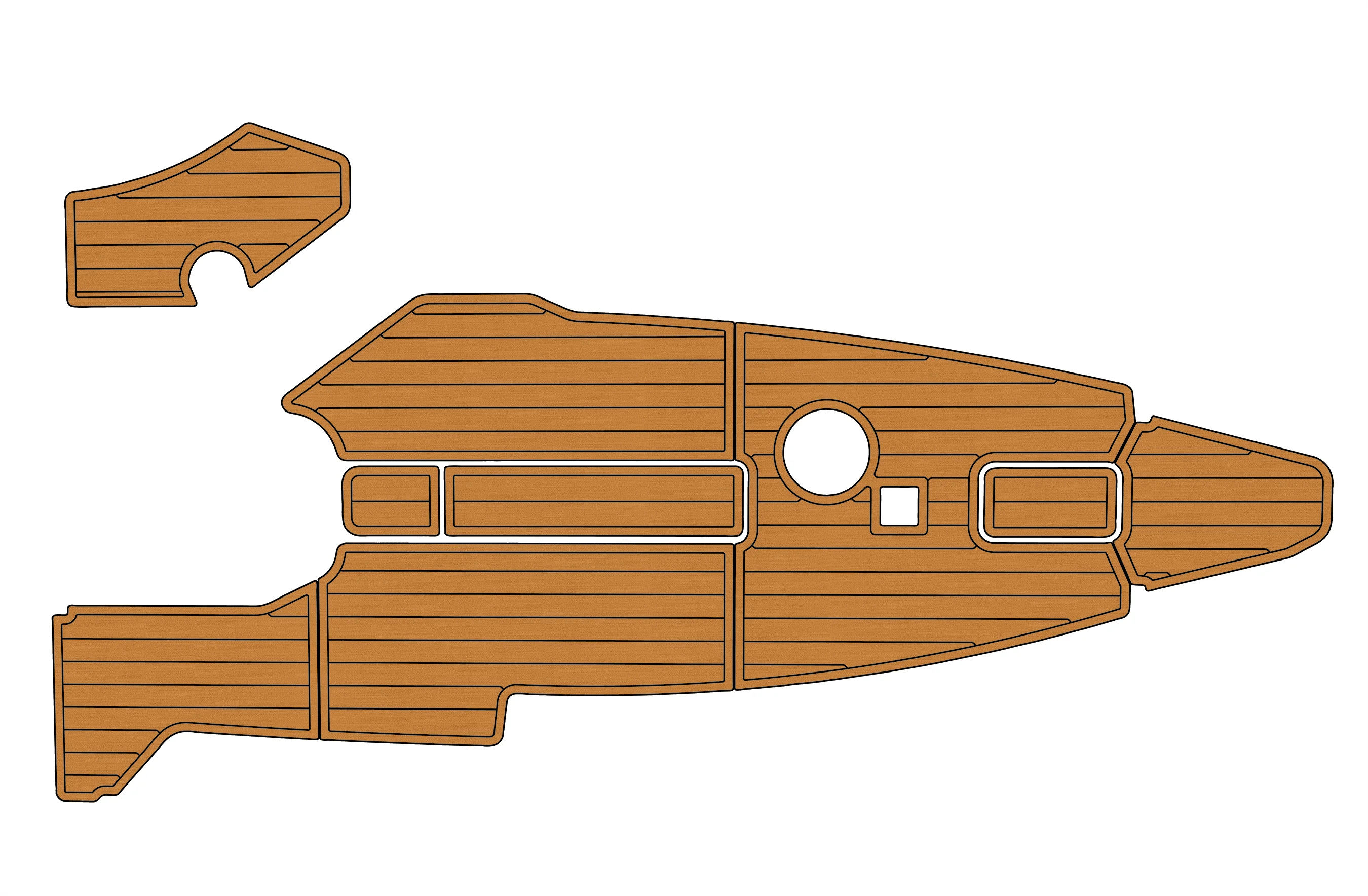 

2005 Парусная лодка Catalina 1/4 дюйма, 6 мм, пена EVA, нескользящий морской коврик из тикового дерева из ПВХ, морской коврик 1,3ek, водный ковер, морской пол