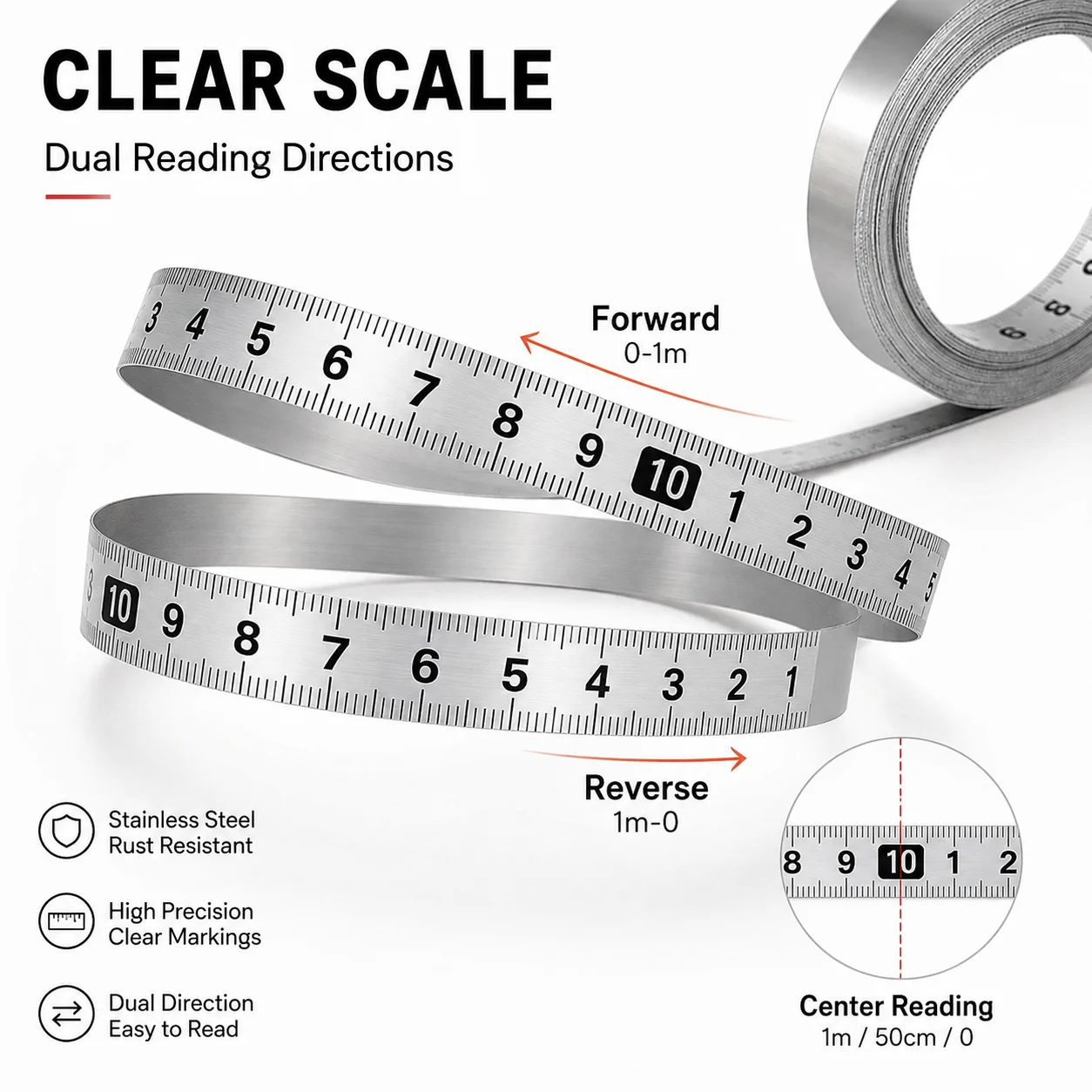 1M selbstklebendes Messband au – Workshop Tools Table Bewertung und Preis