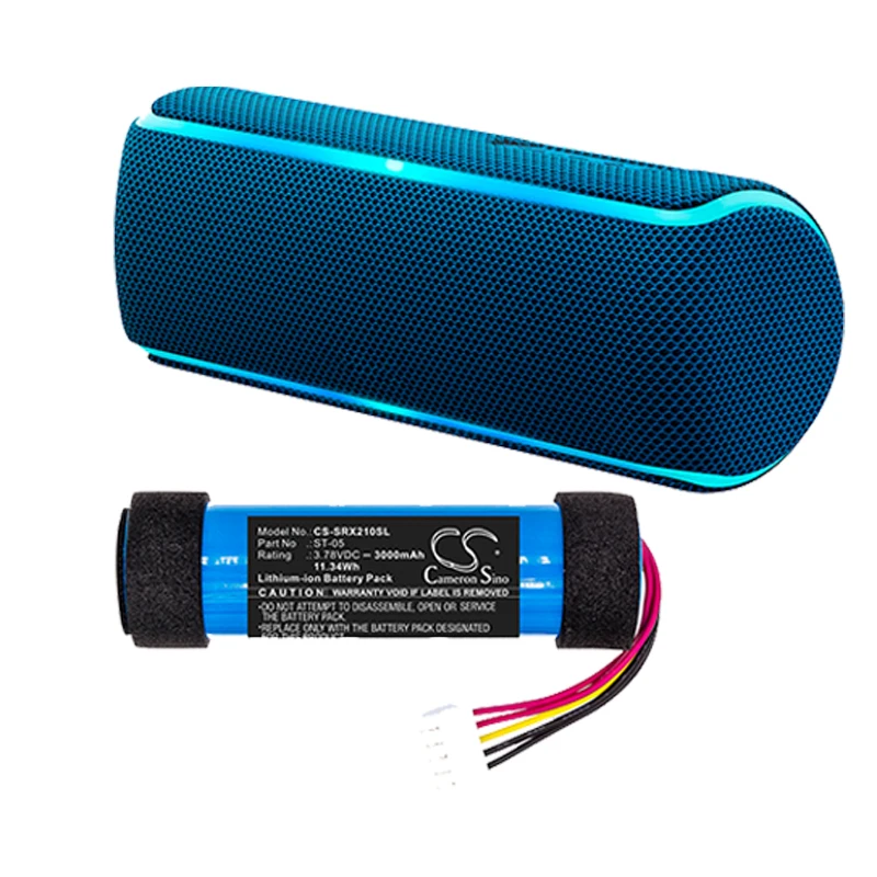 CS głośnik bateria do Sony SRS-XB21 pasuje do ST-05 ST-05S 3000mAh/11.34Wh akumulator litowo-jonowy 3.78V