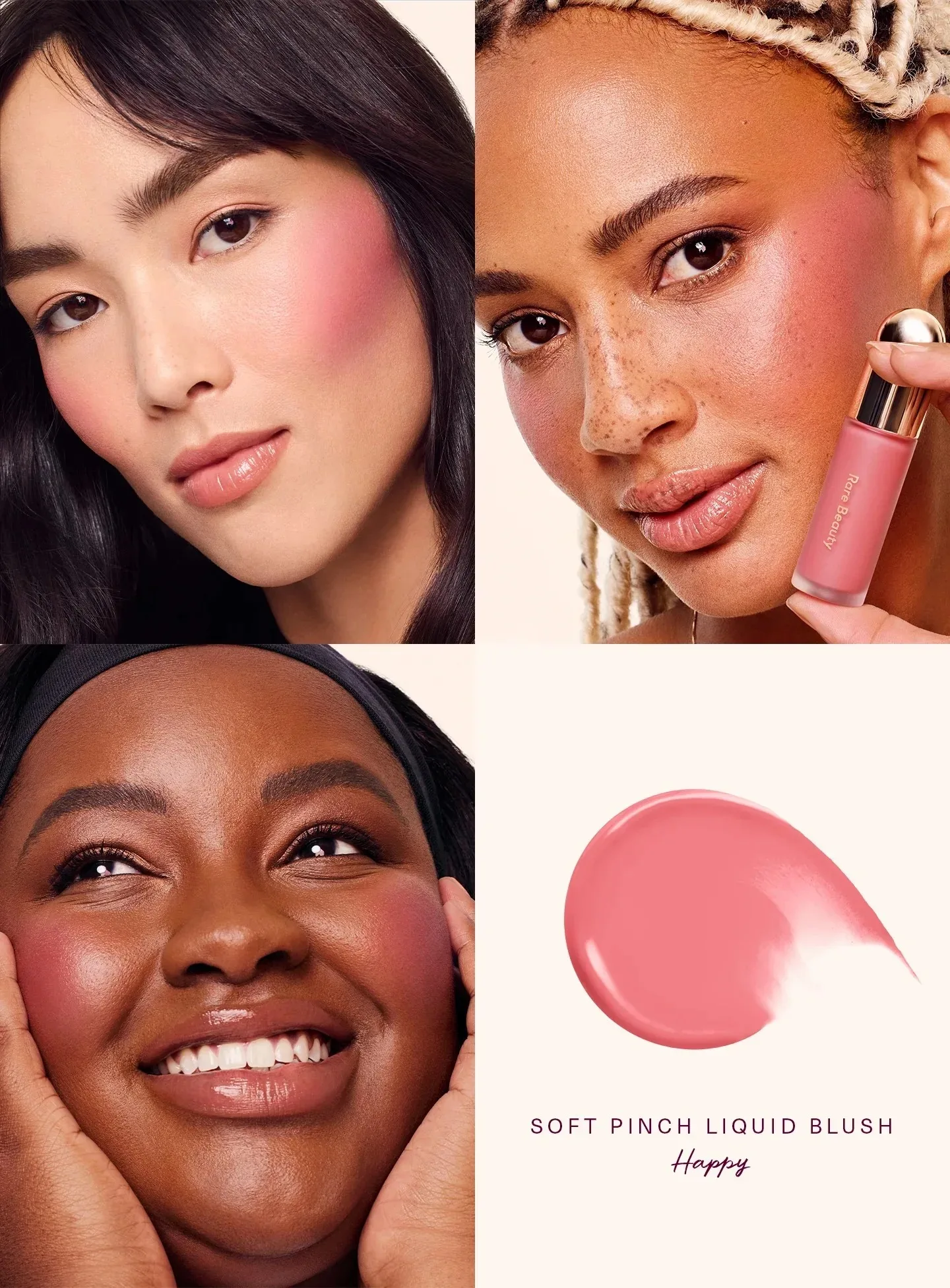 Rare Beauty Soft Pinch Liquid Blush Zijdeachtig en glijdend glad Langdurig Mollig Pinch-perfect Flush Naadloze Matte Dewy Make-up