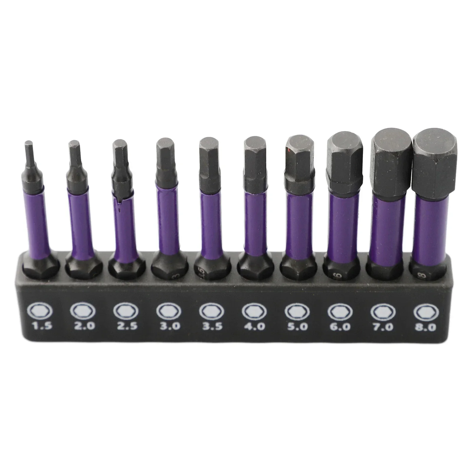 10Pcs Hex Head Wrench Drill Bit Set 1/4\