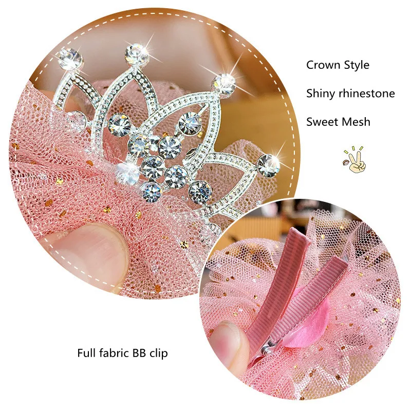 Pet Grooming for Puppy Cat Dog Hair Clip Crown Bow Lace Pet Hairpins Dog Multicolor Cat Headwear Pet Accessories