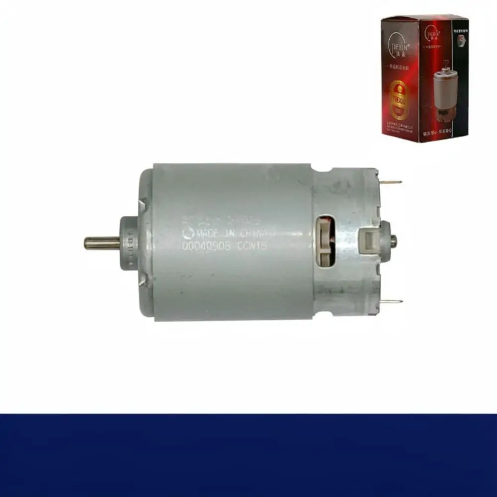For Tiexin 21V Cordless Drill Motor 550 Series Brushed Power Tool Replacement Components With Gear And Brush Holder