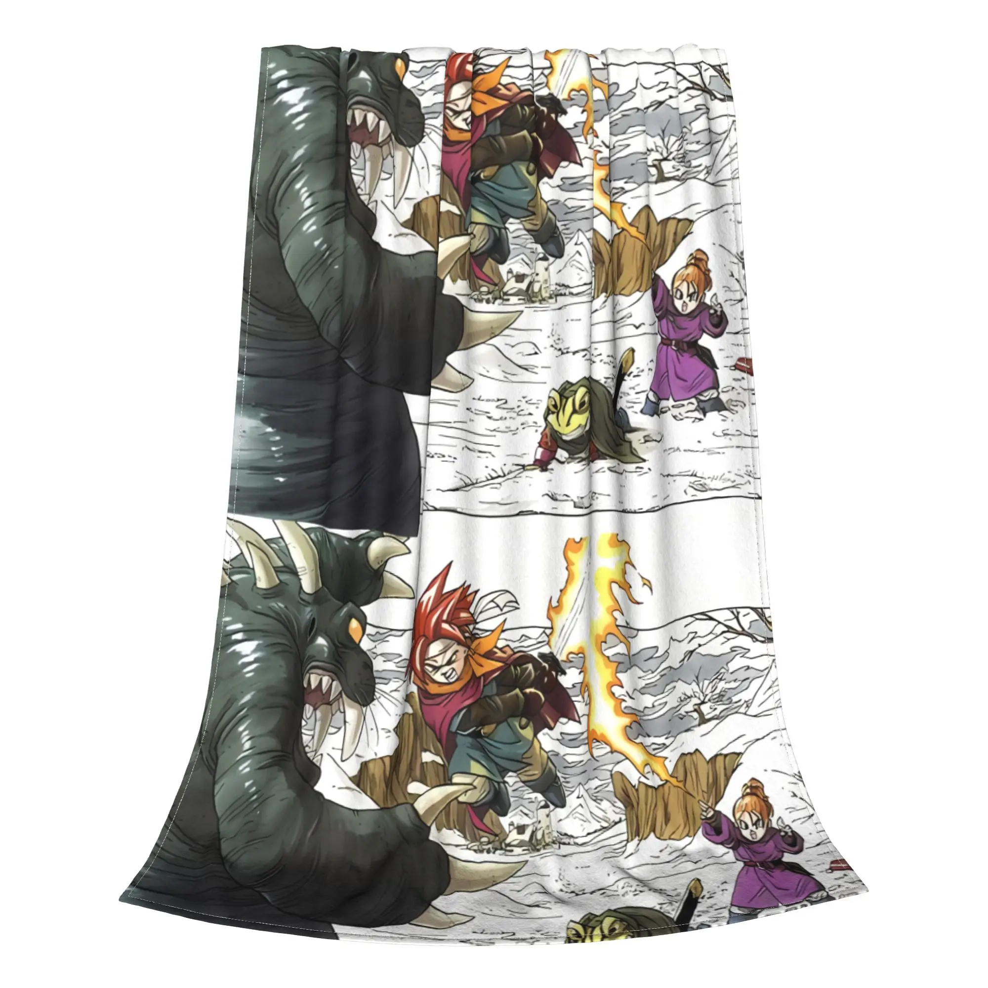 1PC Fantasy Time Chrono Trigger Home Room Decorations Winter Blankets For Adults Bedding Home Interior Sofa Knee