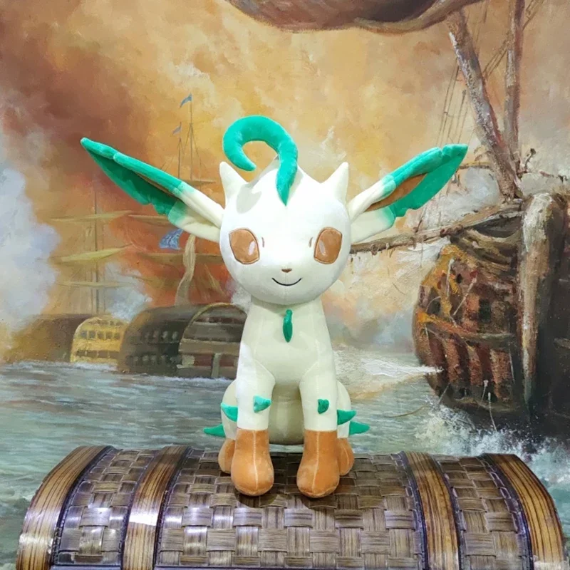 

50cm Pokemon Leafeon Large Plush Toys Anime Cute Dolls Soft Stuffed Pokémon Kawaii Pillow Birthday Gift for Children Kids