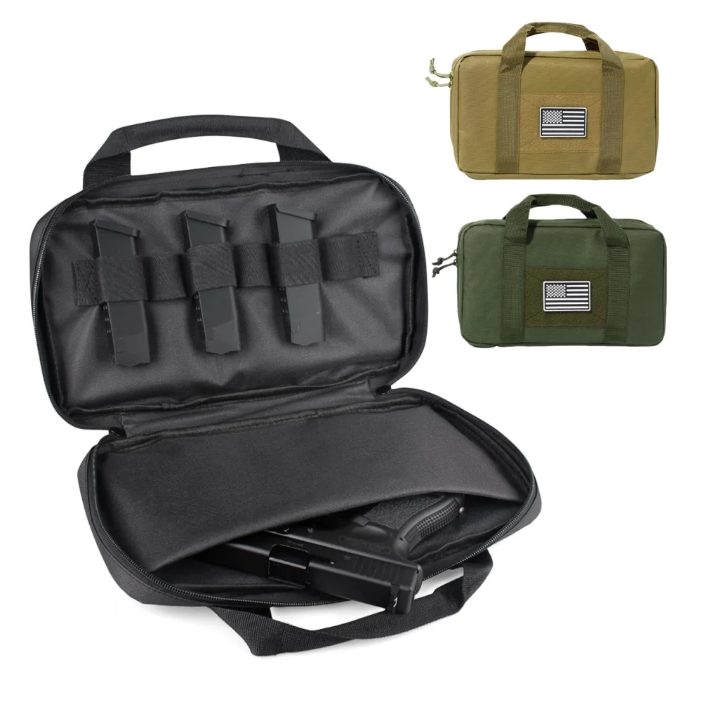 

Сумка для переноски пистолета на открытом воздухе, сумка для инструментов EDC, охотничьи аксессуары, подсумок для журналов, защитный чехол для пистолета, кобура