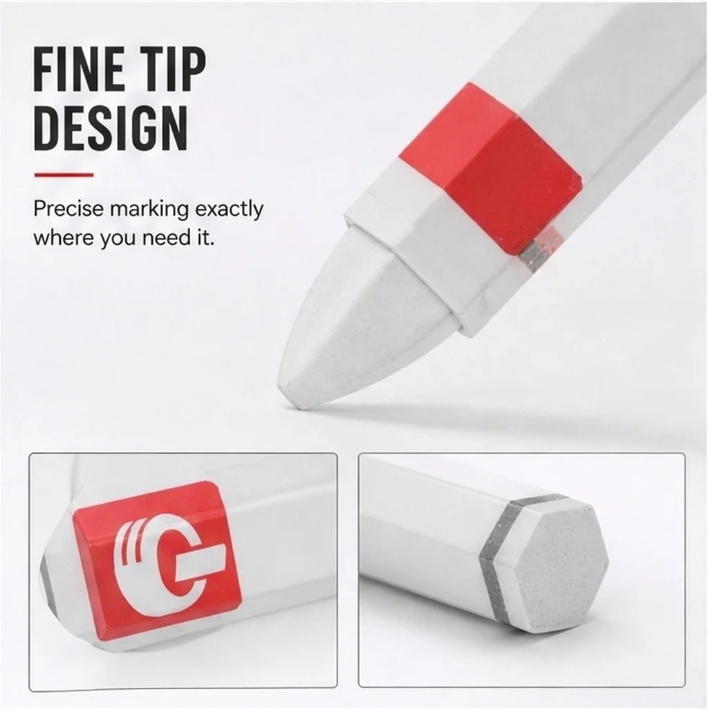 2 Pcs Tire Marking Pen Automotive Repair Crayon Accessory Car White Marker Pens