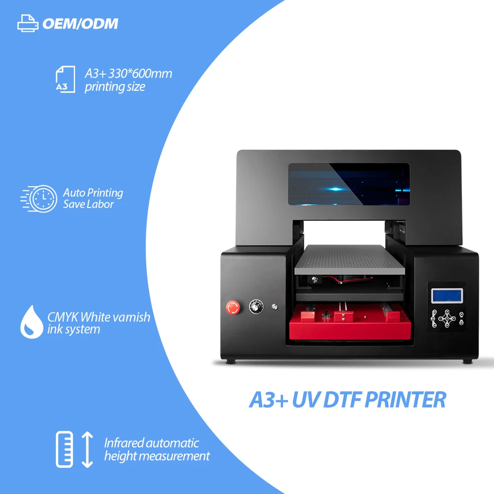 Refinecolor ZZ2C A3+ Glossy UV Printer Paired with 2PC Epson original F1080 nozzle For Varnish Print Manicure Sticker UV Printer