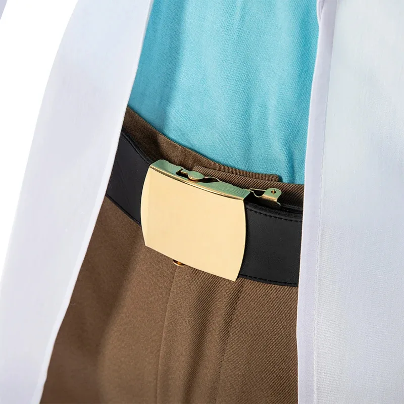 الأبيض الرجال ريك تأثيري حلي الزي هالوين كرنفال كوميك كون البدلة للرجل sk;m1