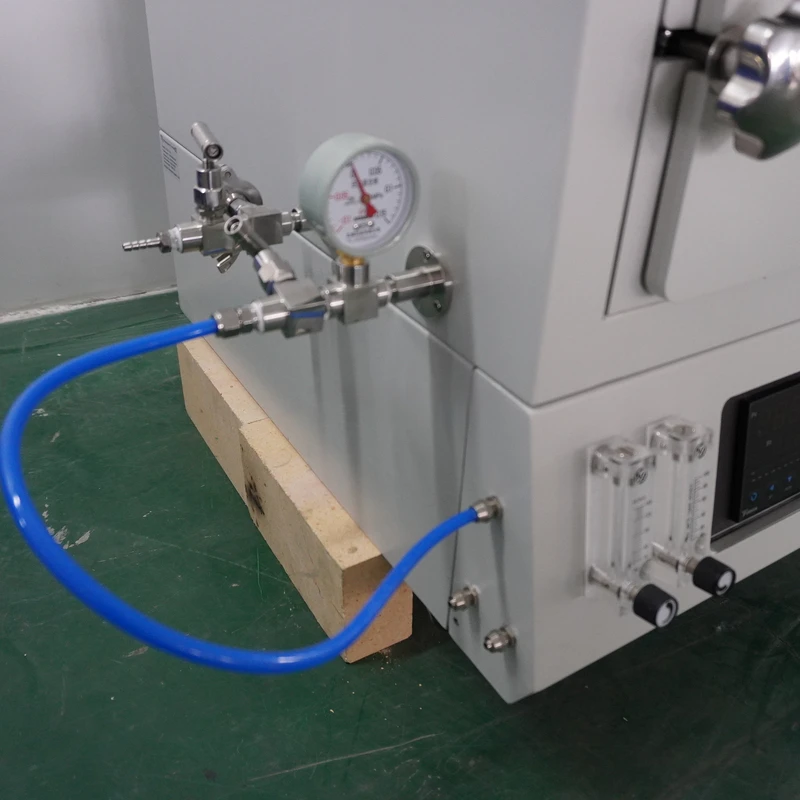 KS-VF 1800C Laboratory Vacuum Atmosphere Muffle Furnace, With Inlet Oxygen/Nitrogen/Argon, 3Kw Heating
