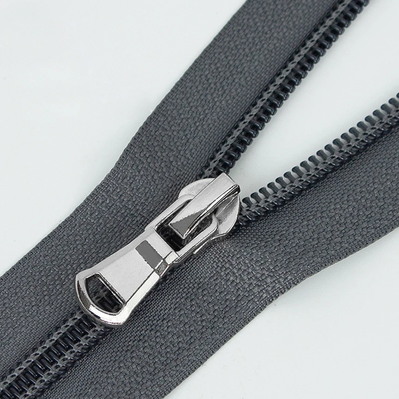 40-80cm (15-31 inch ) Nylon Open-End Zip Zipper 5# For Apparel Outerwear Tailor Sewing Crafts Nylon Zippers Accessories 13 Color