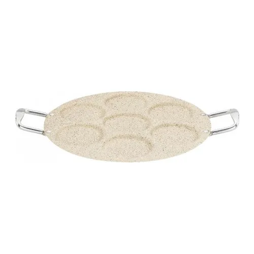 Hascevher Germanitium 35 cm Granite Double Handles Pancakes Pan