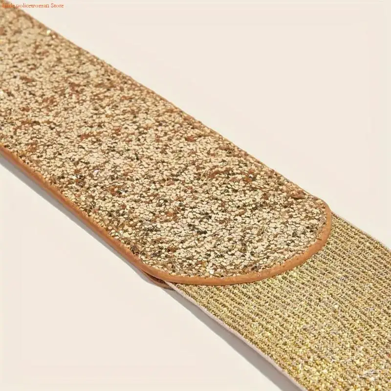 F92D حزام خصر عريض مريح للشباب حزام خصر أنيق عصري لاحتفالات الأعياد #1