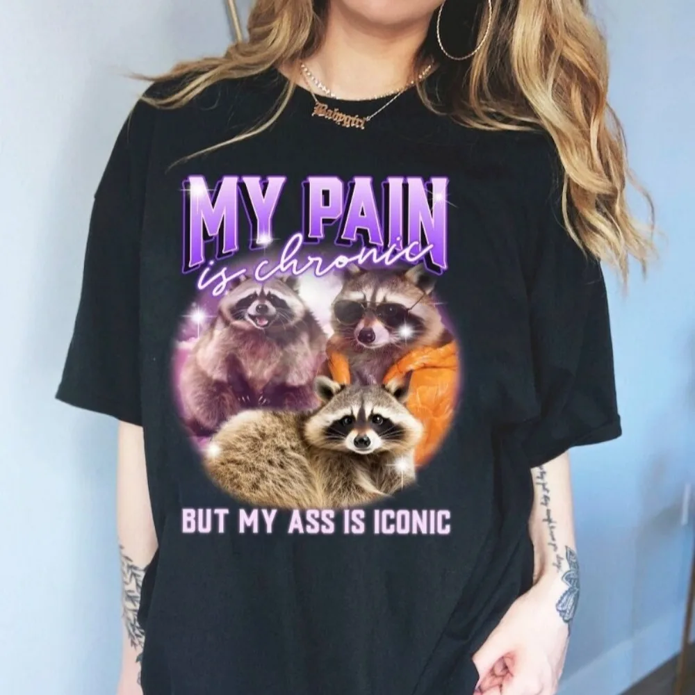 My Pain Chronic But My Ass Iconic Shirt Chronic Illness Awareness Joint Pain Scoliosis Rheumatoid Arthritis Flare Day T-Shirt