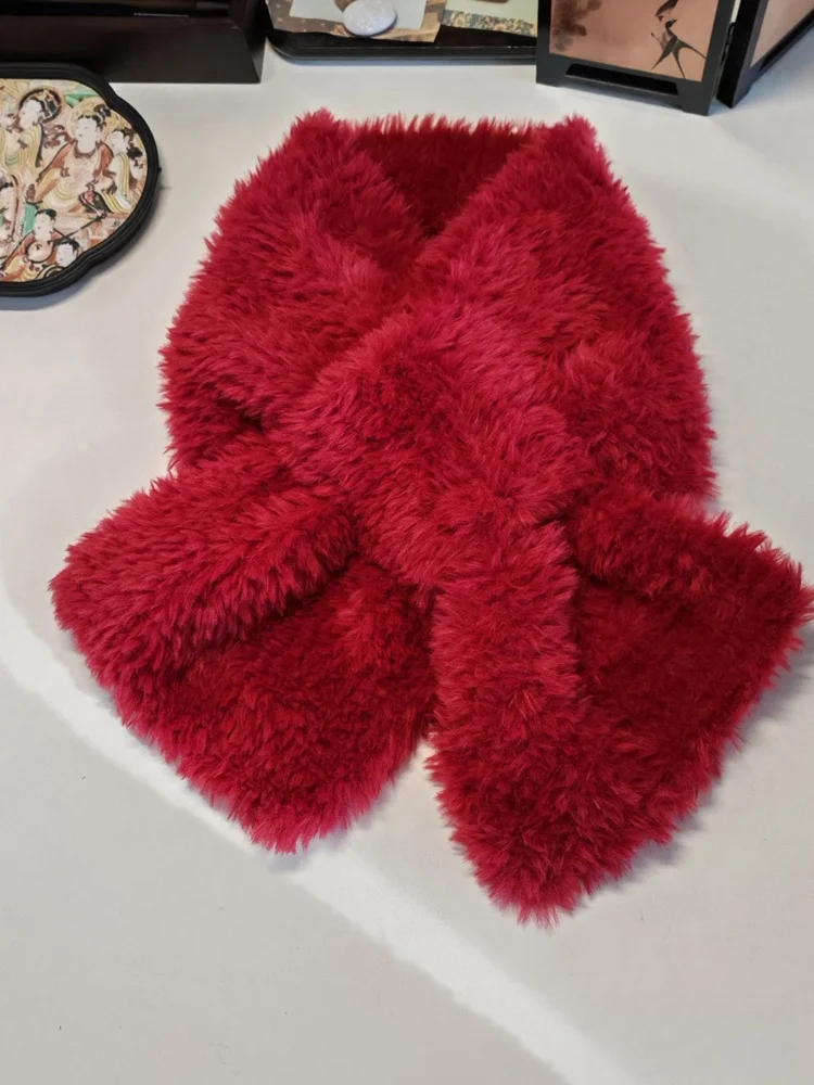 1 Stück 100 g super klobiges Fellgarn zum Handstricken, flauschig, weich, warm, Häkellinie zum Stricken von Pullovern, Manteln, Schals, Mützen, langen Plüschfäden – Detail 3