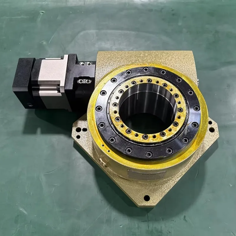 G+ GYH 90 Size High Rigidity Hollow Indexing Table Equipped with High Precision Cam Groove Surface Hollow Shaft Rotary