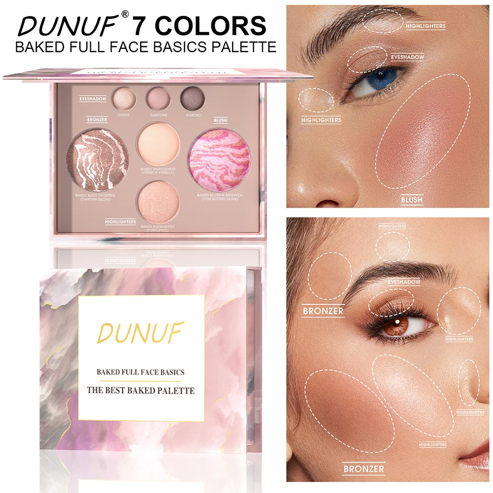 DUNUF ハイグロス マット コントゥアリング プレート、シャドウ ノーズ シャドウ ブライトニング、コンシーリング、立体輪郭形成がすべてこれに。