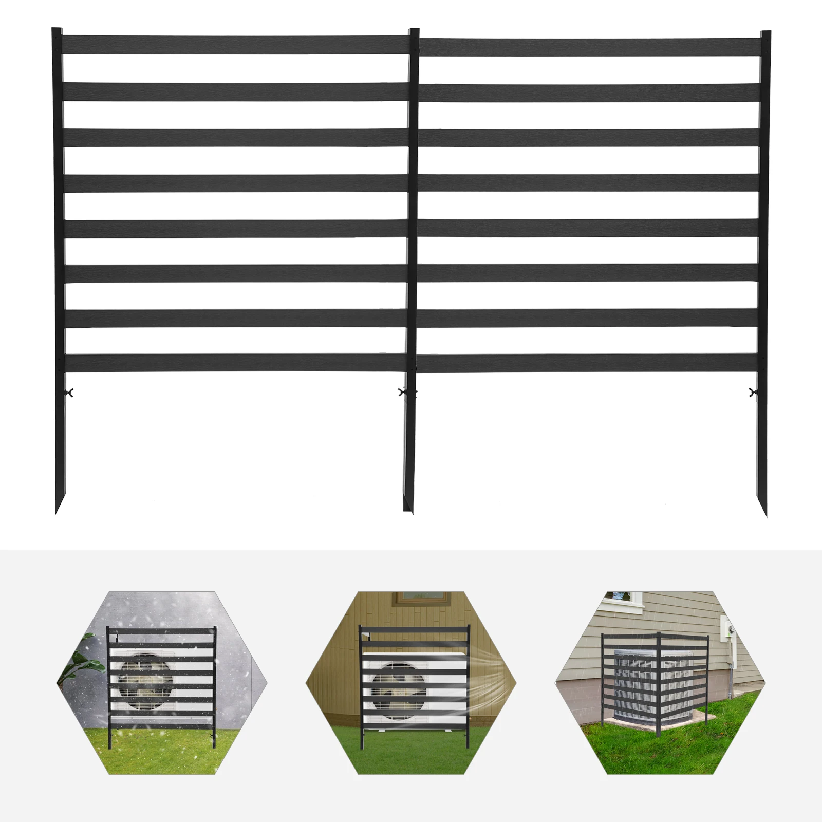 

Air Conditioner Fence for Outdoor Units, Privacy Fence Panel, Privacy Fence Panels for Outside