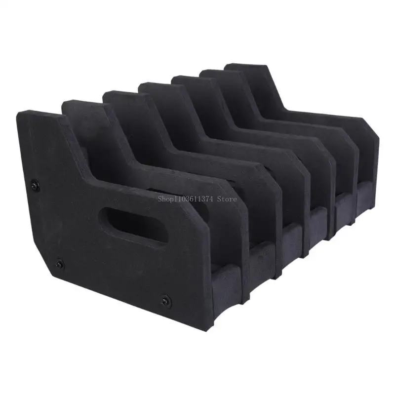 

Foams Storage Rack 6 Slot Display Stand Cabinet Organizers
