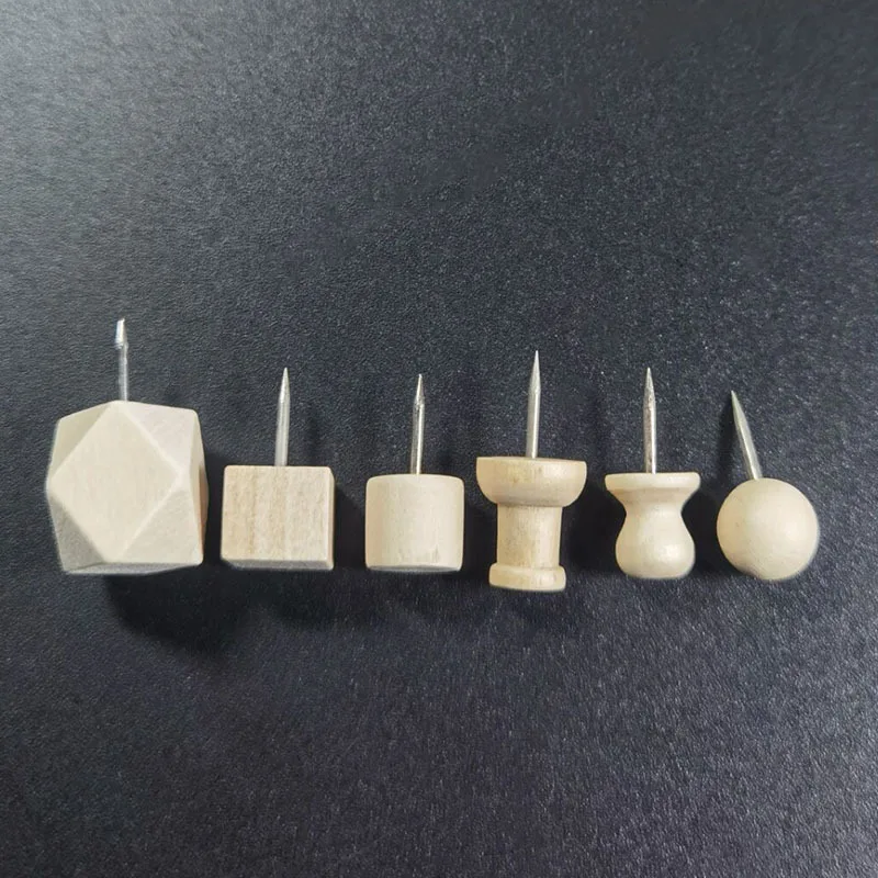 115/180pcs Wooden Positioning Pins Metal Head Thumbtacks Different Shapes Sewing Pins Sewing Tools Accessories Set