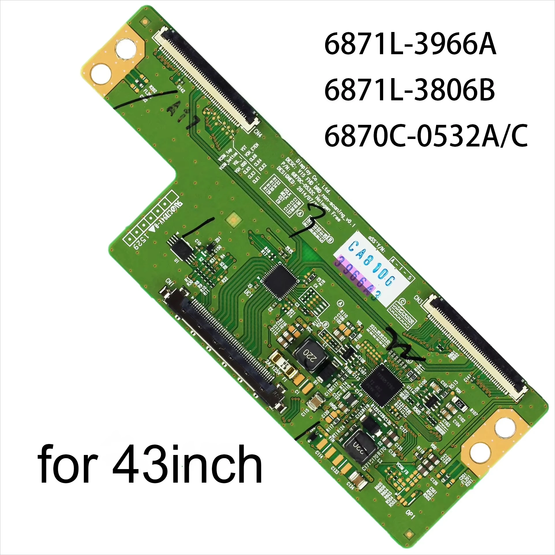 

Original Logic Board 6870C-0532A 6870C-0532C 6871L-3806D 6871L-3966A for LG TV 43LX570H-UA 43LF6300 43LX341C 43LX540S 43LX560H