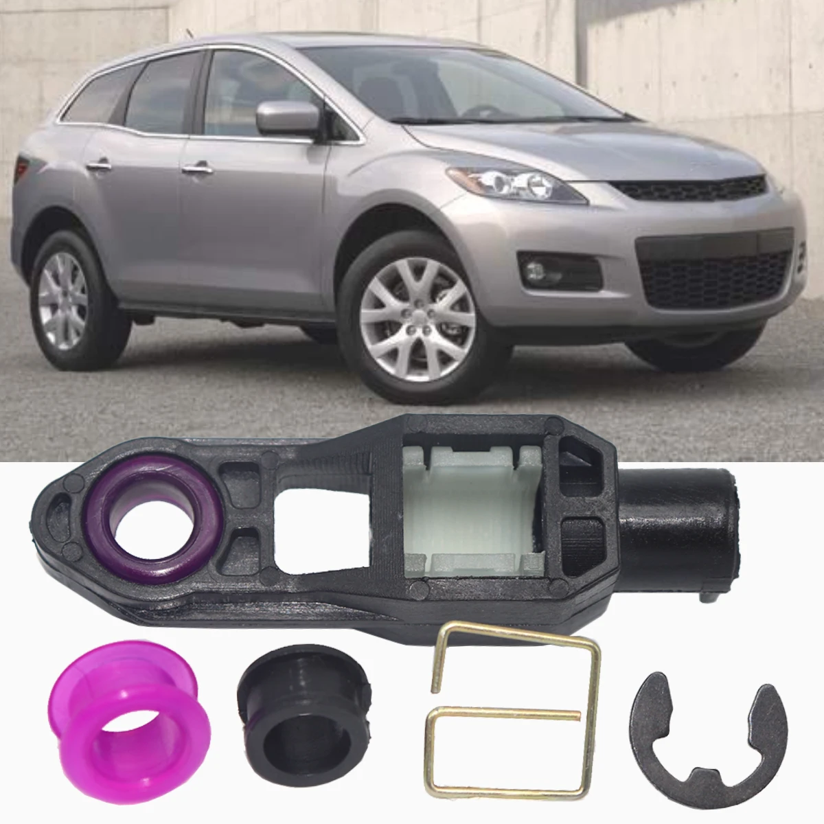 

Gearbox Shift Cable Linkage Control Bushing Kit for Mazda CX-7 2006-2012 Gear Shifter Lever Selector Parts Car Set Automatic Rod