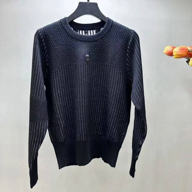 24 autumn and winter new golf clothing women's tops Korea GOLF sports thick warm crew neck knitted sweater