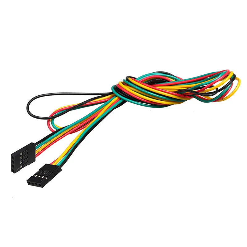 10pcs/lot 4pin 100cm M-M / M-F / F-F Jumper Wires 2.54mm AWG26 DuPont Cable for DIY Electronic Breadboard