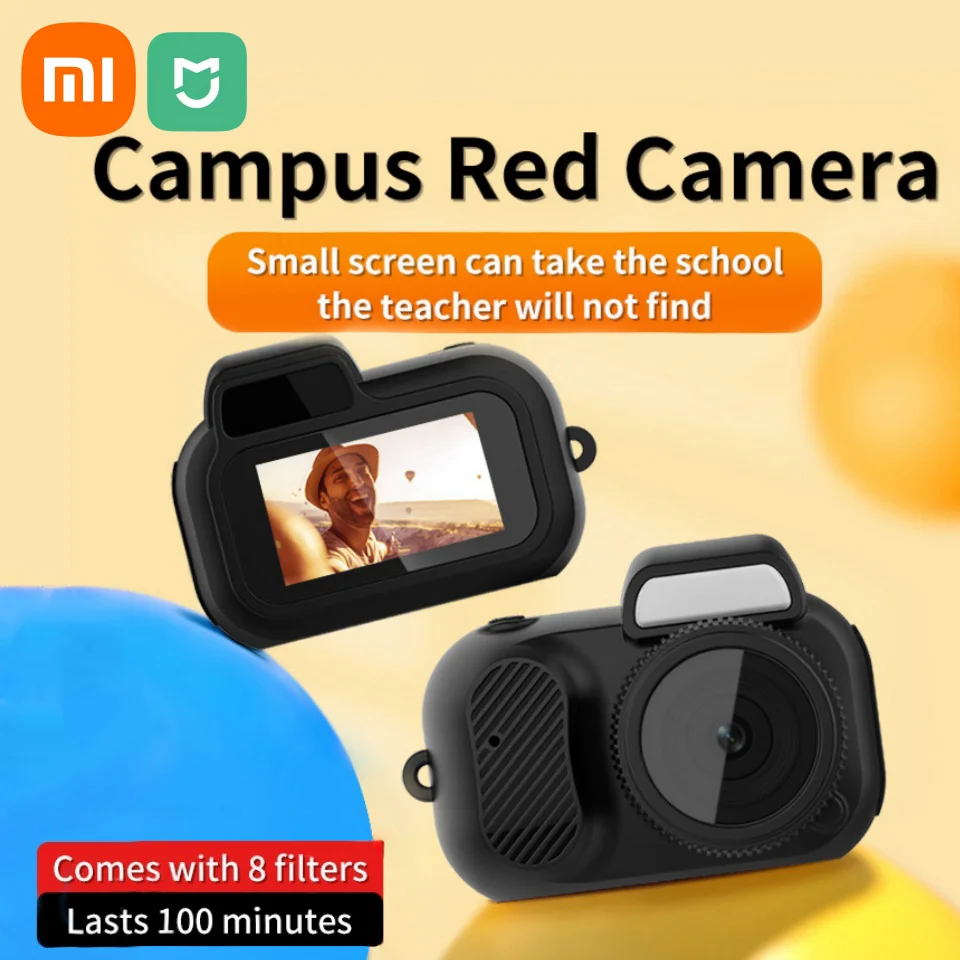 Xiaomi 4K Digital Camera Retro Camera Digital HD Camera Zoom Digital Camera Anti-shake Portable Camera for Teenagers Beginners