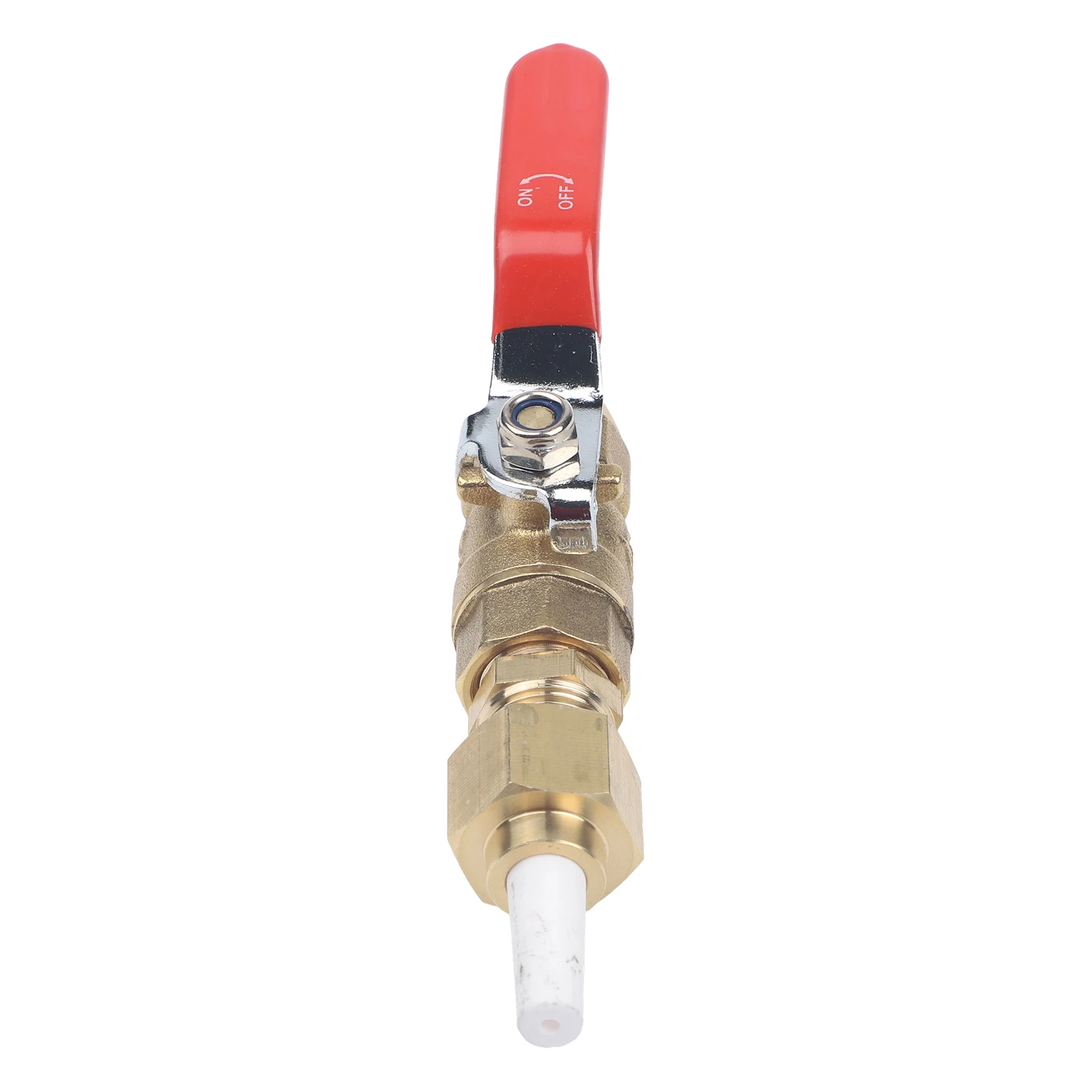 Brass Sandblaster Gas Valve Assembly with Quick Connect Fitting and 5 Ceramic Nozzles 2.4 to 5mm for Surface Prep