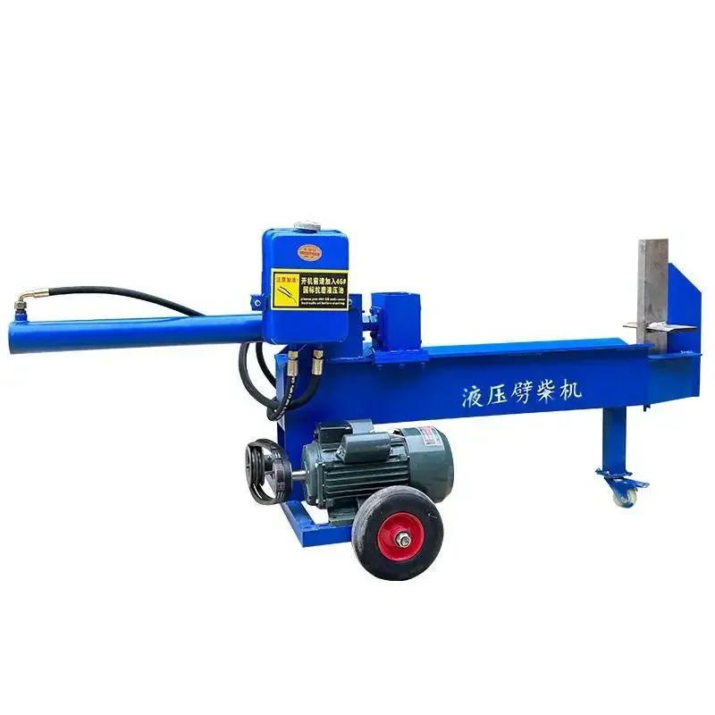 High Quality Electric Hydraulic Wood Cutting Machine Automatic Rural Artifact Household