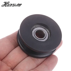 50mm Black Bearing Pulley Wheel Cable Gym Equipment Fitness Room Family Fitness Outdoor Part Wearproof gym kit