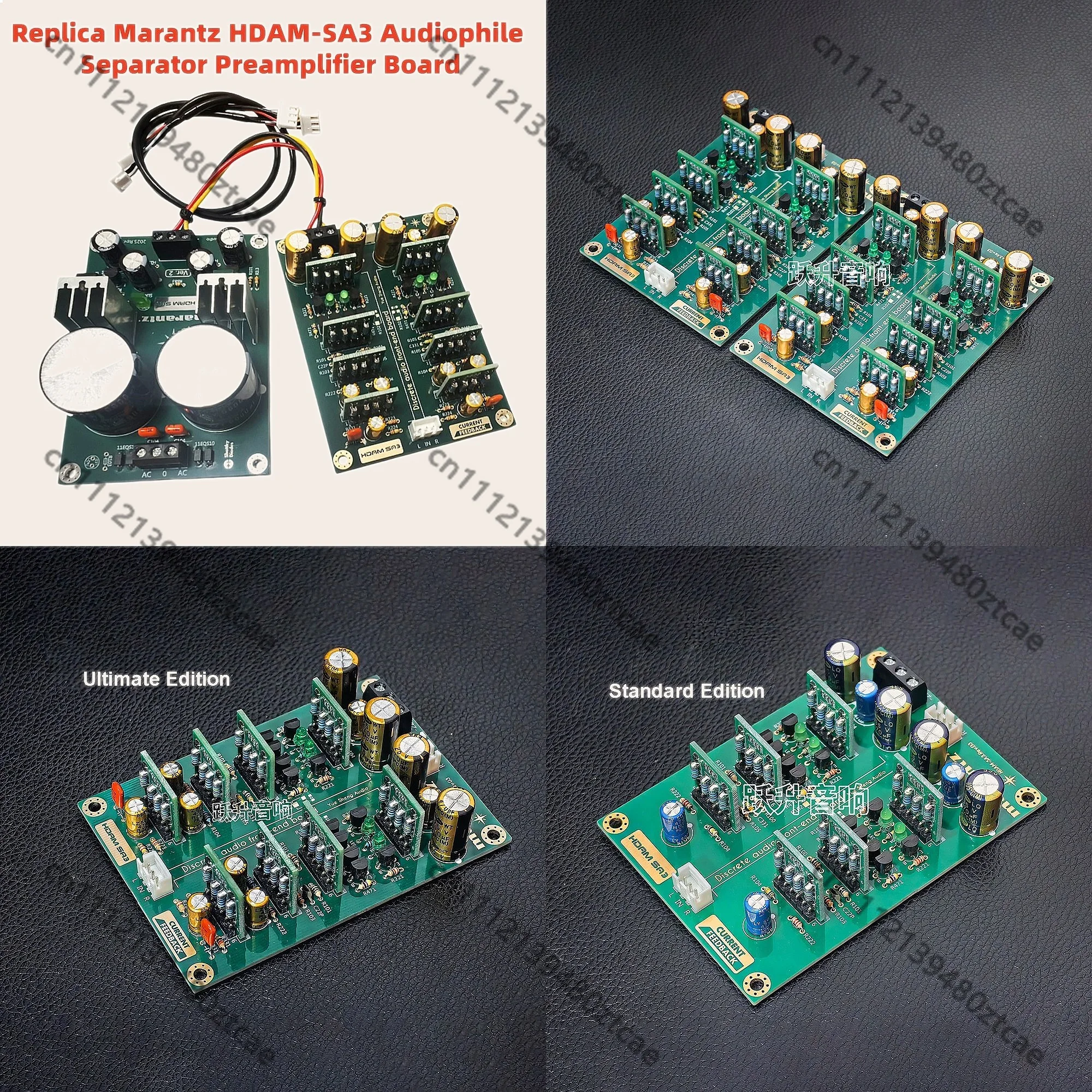 HDAM-SA3 Diskretes Audiophile-Vorverstärker-Board, Hi-Fi-Stromrückkopplungs-Vorverstärker für DIY-Audio
