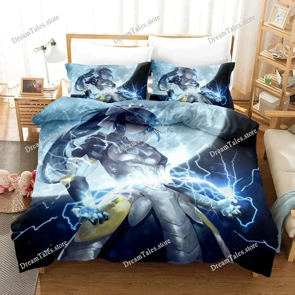 3D Printed Anime The OVERLORD Bedding Set Boys Girls Twin Queen Size Duvet Cover Pillowcase Bed Kids Adult Home Textileextile