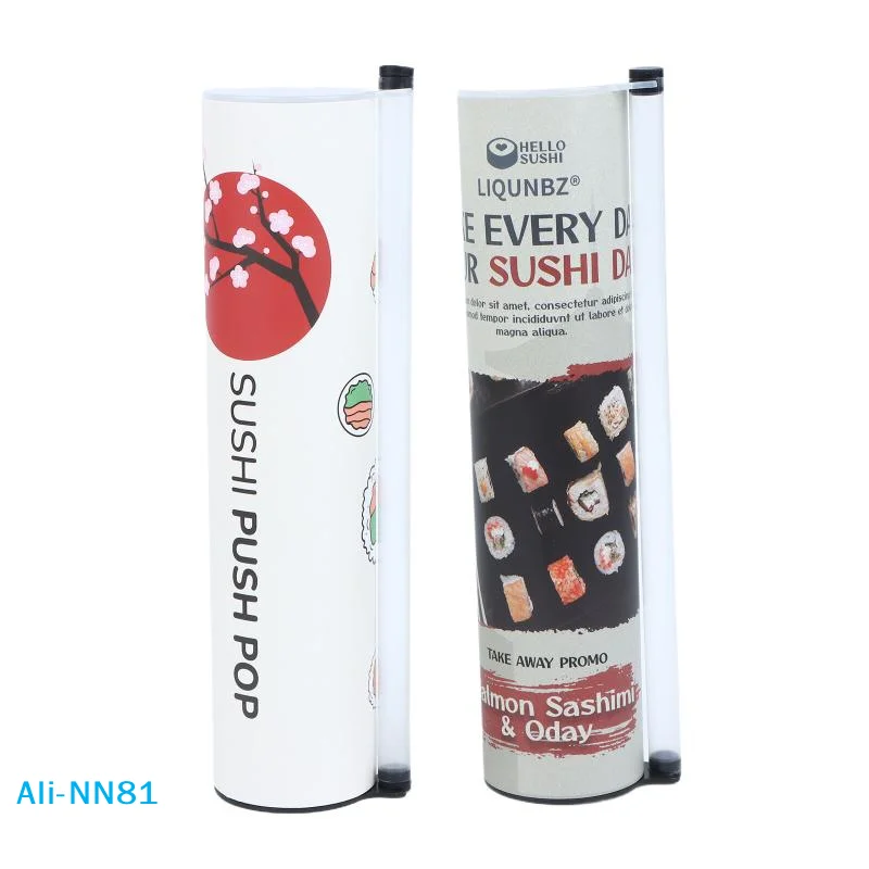 【N】1Pc Food Grade Sushi Paper Tube Sushi Push Mold Quick Sushi Maker DIY Sushi Roller For Home Restaurant Cuisine Making Tool