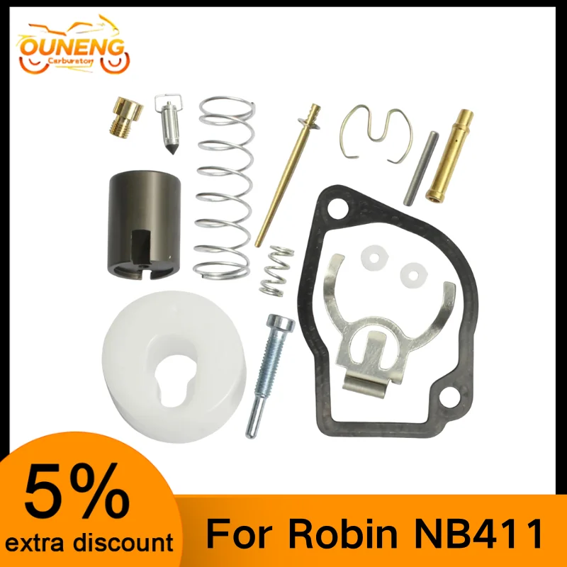 

Motorcycle Carburetor Carb repair kit For Robin NB411 CG411 BG411 EC04 49CC
