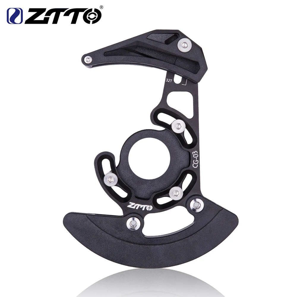 ZTTO DH MTB Bicycle Chain Guide Drop Catcher BB Mount Adjustable For Mountain Gravel Bike Single Disc 1X System