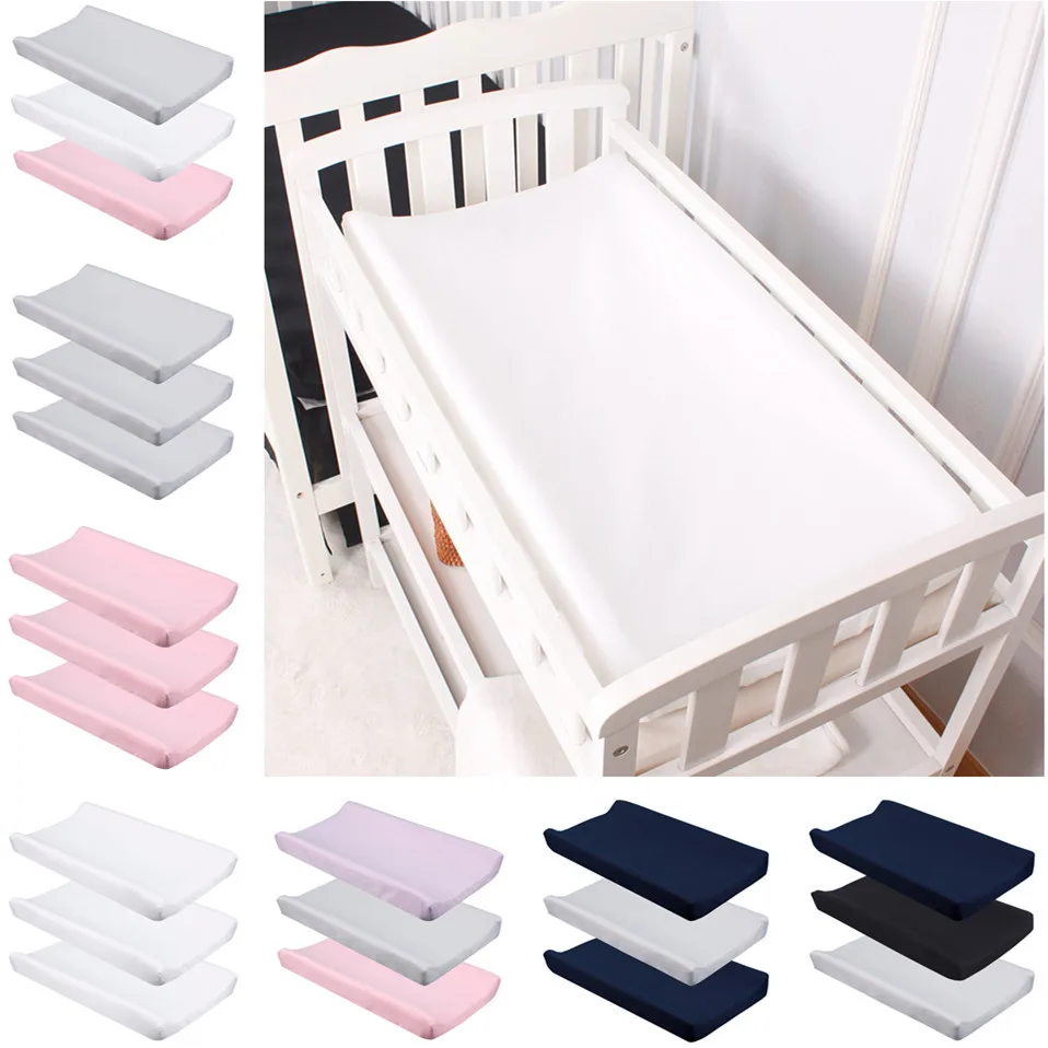 لينة تنفس الشاش القطن الطفل المجهزة ورقة الوليد سرير غطاء سرير العالمي بلون الرضع التمريض تغيير غطاء مراتب مضاد للماء عالي الجودة