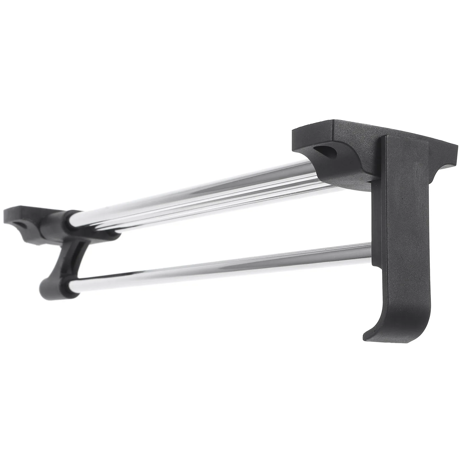 Haste de armário expansível retrátil resistente barra de guarda-roupa haste de suspensão para roupas calças cachecóis extensor de armário ajustável