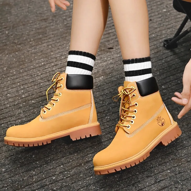 Men's Footwear Hiking Boots Outdoor Sports Shoes Lace-Up Anti-Slip Comfortable Versatile Men's Walking Casual Sports Shoes