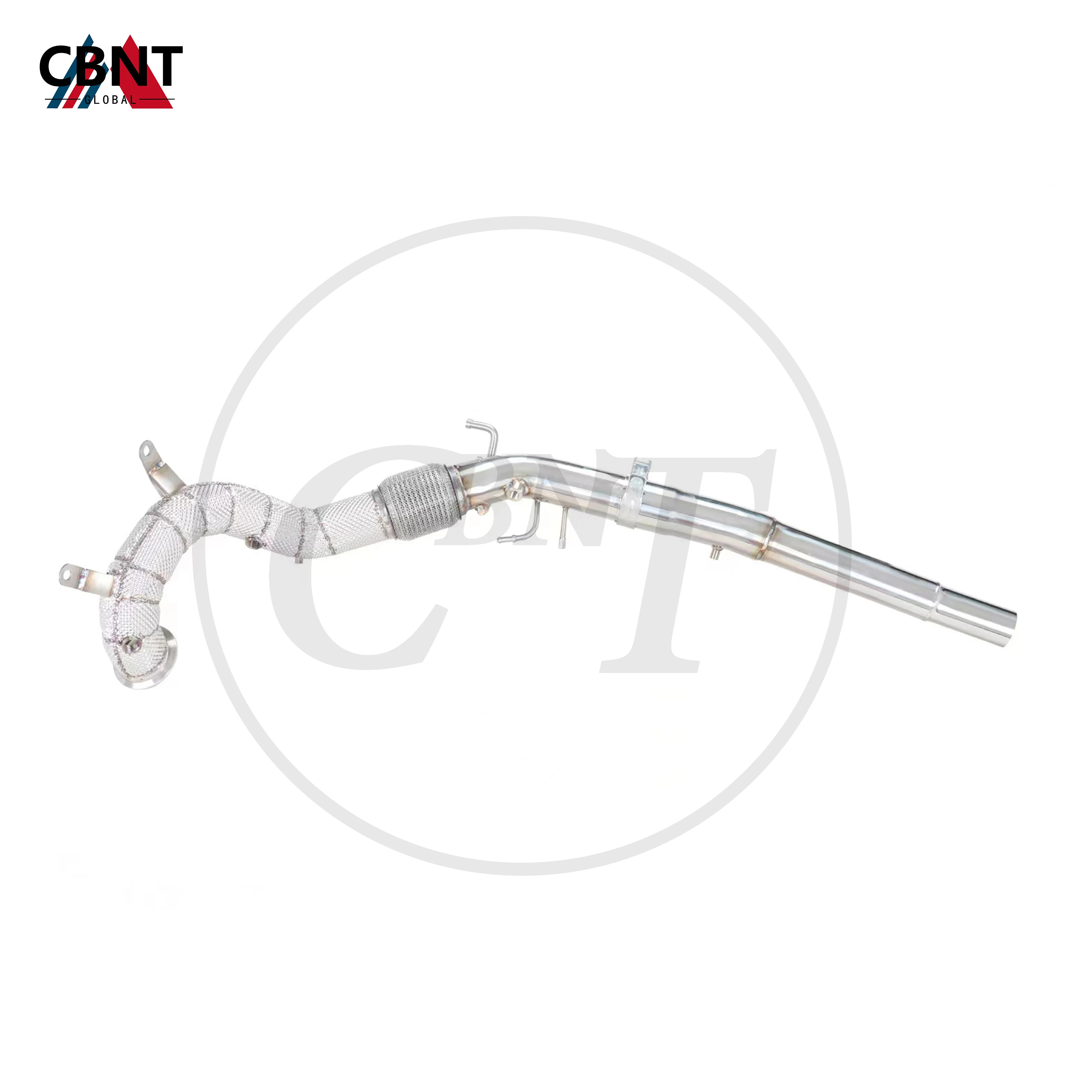 

CBNT for Audi Q3 1.4T 2020-2023 Exhaust Headers Catted/Catless Downpipe with Heat Shield Tuning SS304 Exhaust-pipe System