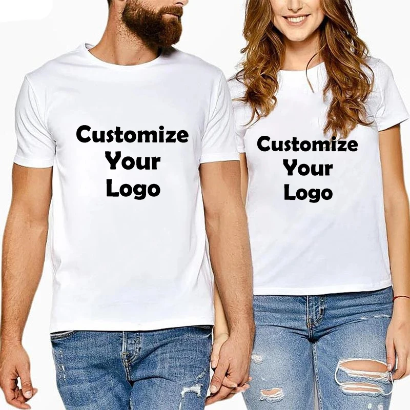 

Customized T-Shirt Short Sleeve Casual Tees For Men And Women Summer Top Casual Fashion