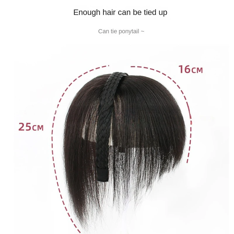 قطعة شعر طبيعية ثلاثية الأبعاد للنساء ، سوداء ، بنية داكنة ، قطع شعر ، وصلات شعر إضافية ، دبوس شعر ، استخدام للإضافة