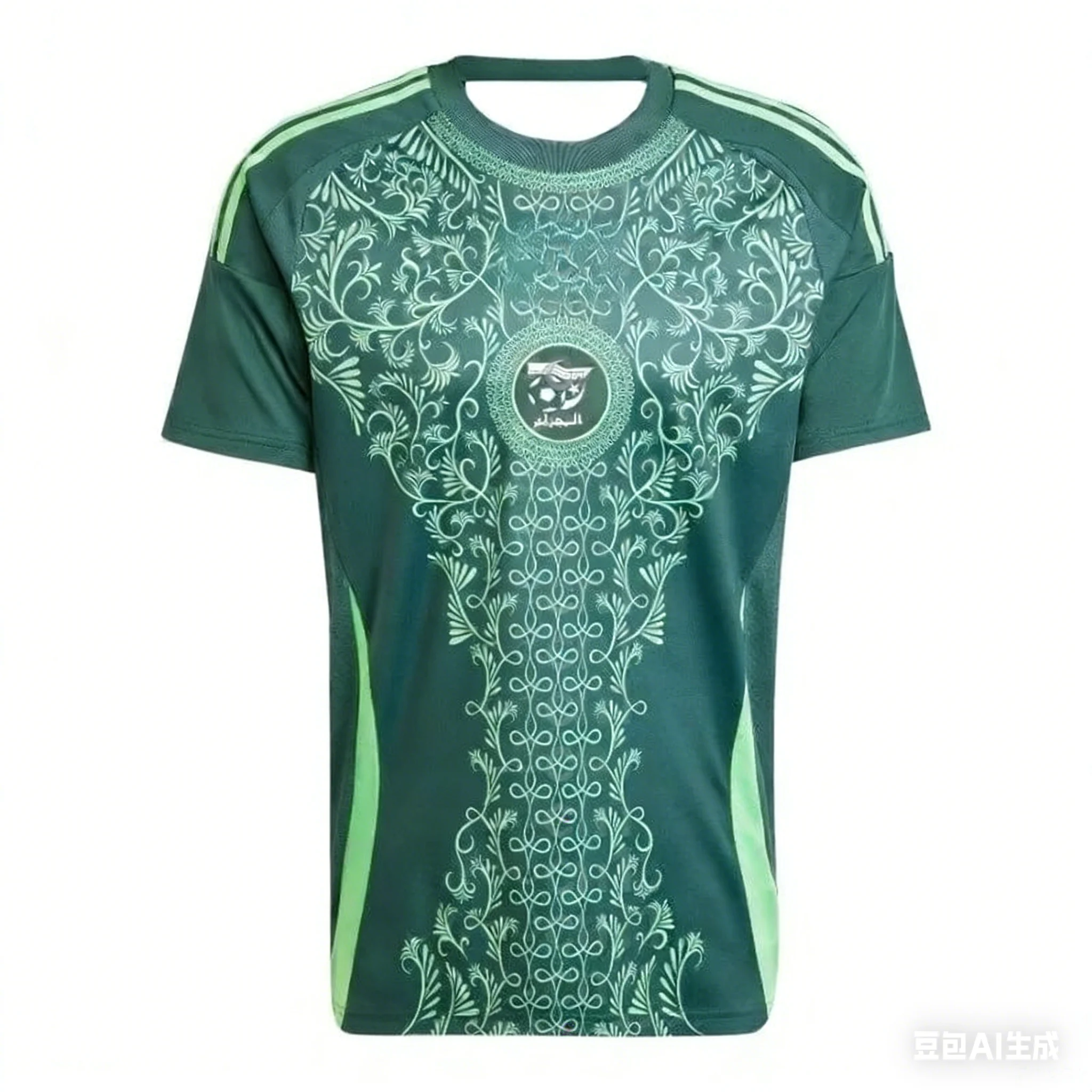 

Футболка-поло для мужчин 2026 года: модная выездная форма сборной Алжира с зеленым фоном, пляжная футболка в стиле пляжной одежды