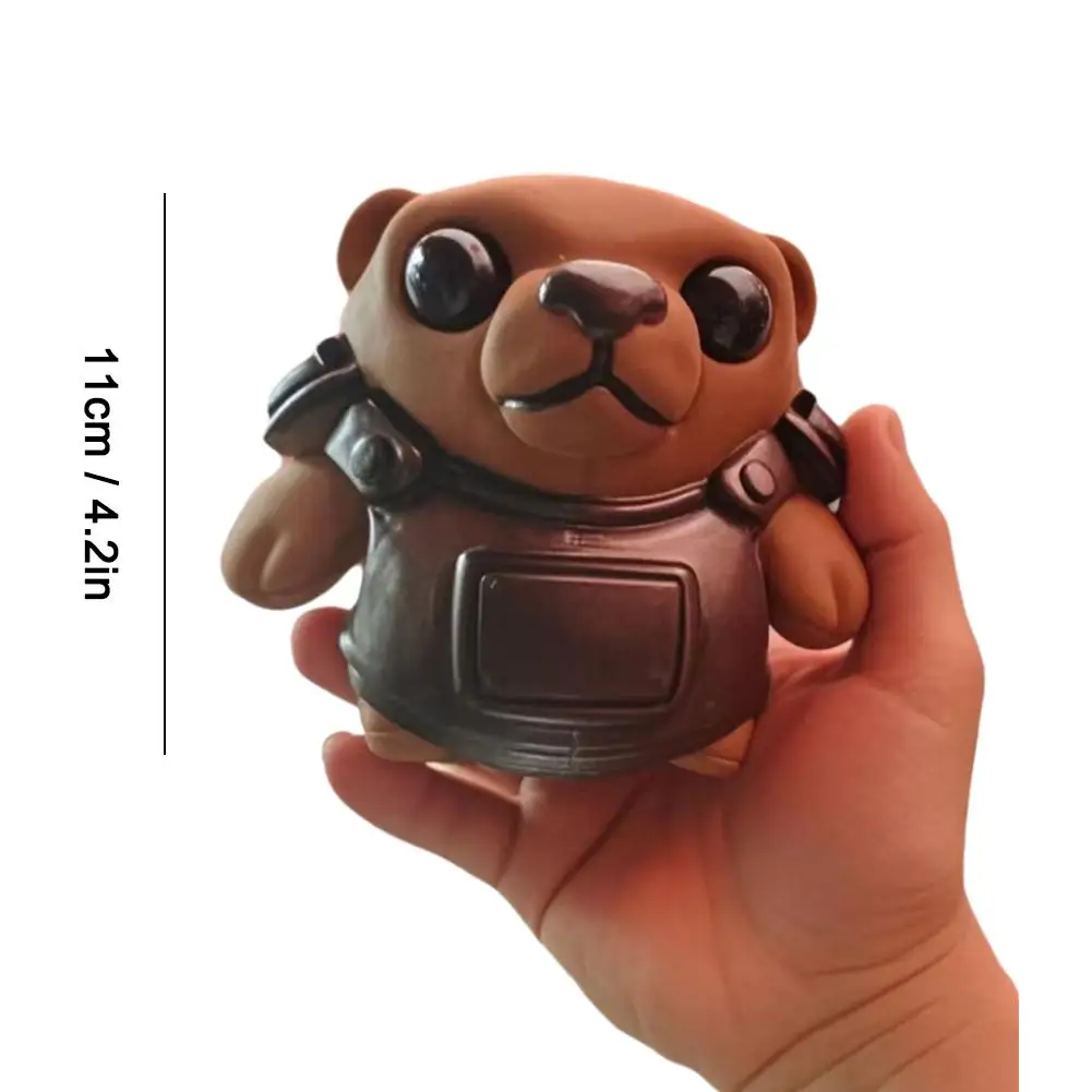 11cm mini urso alívio do estresse squeeze brinquedo descompressão kawaii squeezable modelo coleção ornamentos para crianças presentes
