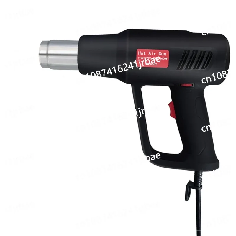 2000W Electric Hot Air Gun 220V Industrial Dual Wind speed Temperature controlled Building Hair Dryer Heat Gun Nozzle