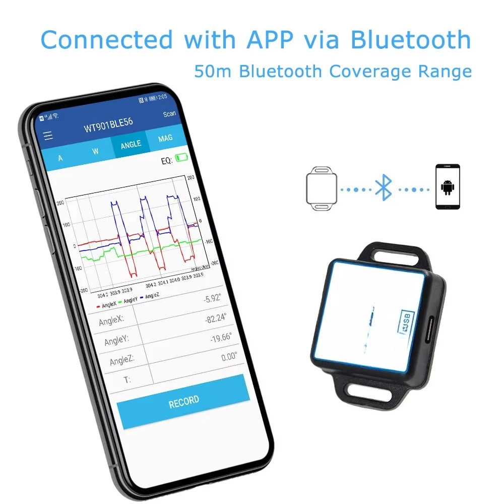 Gold seller BWT901CL MPU9250 3 Axis gyroscope  9 axis electronic gyroscope digital magnetic angle accelerometer vibration sensor